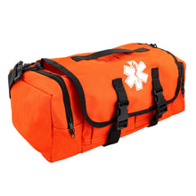 Load image into Gallery viewer, First Aid Responder Emergency Star of Life Logo Medical EMS Bag with Zippered Pockets &amp; Shoulder Straps
