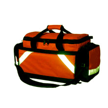 Load image into Gallery viewer, First Aid Deluxe EMS Elite Medical Trauma Bag EMT Paramedic with Shoulder Straps &amp; Reflective Trim
