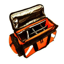 Load image into Gallery viewer, First Aid Deluxe EMS Elite Medical Trauma Bag EMT Paramedic with Shoulder Straps &amp; Reflective Trim