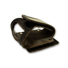 Load image into Gallery viewer, Black Leather Clip-On Swivel Axe Cradle