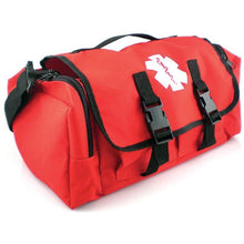 Load image into Gallery viewer, LINE2design First Aid Responder Emergency Star of Life Logo Medical EMS Bag with Zippered Pockets &amp; Shoulder Straps