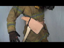 Load and play video in Gallery viewer, Quick-Draw Leather Scabbard And Belt by American Rescue Gear