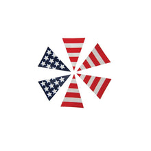 Load image into Gallery viewer, 6 Part USA Flag Triangle 2-Layers, Highly Reflective